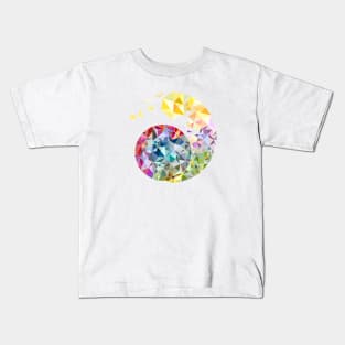 The random spiral of colors Kids T-Shirt